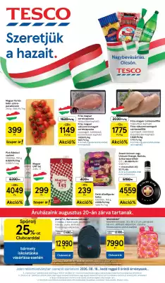 Tesco (érvényes eddig: 26-08)
