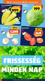 ALDI akciós újság hét 34 Oldal 10: XXL lecsópaprika €899,00, Újburgonya €249,00