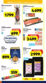 ALDI akciós újság hét 34 Oldal 22: Almare seafood norvég lazacfilé €4.699,00, Golden Seafood XXL Lazacfilé €3.499,00
