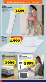 ALDI akciós újság hét 34 Oldal 38: Novitesse olvasópárna €5.999,00, Novitesse gumis dzsörzélepedő €2.999,00