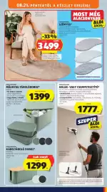 ALDI akciós újság hét 34 Oldal 39: Home Creation ablak- vagy csempetisztító €1.777,00, Home Creation szőnyeg €3.499,00