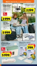 ALDI akciós újság Oldal 4: Expertiz lamináló vagy iratmegsemmisítő €5.999,00, Bauhn fejhallgató vagy töltőállomás €3.999,00