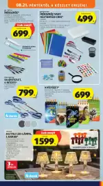 ALDI akciós újság Oldal 5: Kvízfüzet €699,00, Jes collection íróeszköz vagy háztartási cikk €499,00