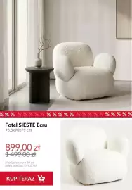 Homla gazetka tydzień 33 Strona 10: Fotel Sieste Ecru €899,00