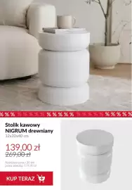 Homla gazetka tydzień 33 Strona 3: Stolik kawowy Nigrum drewniany €139,00
