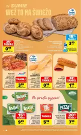 Carrefour gazetka tydzień 34 Strona 20: Półbagietka CARREFOUR €0,99, Pizza mini €3,99