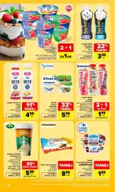 Carrefour gazetka tydzień 34 Strona 24: Serek DANIO €5,99, Mleczna kanapka KINDER €8,99