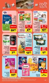 Carrefour gazetka tydzień 34 Strona 33: Karma dla psa FRISKIES €4,98, Przysmaki dla kota €1,00