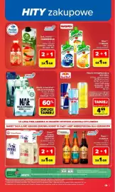Carrefour gazetka tydzień 34 Strona 9: Napój energetyzujący RED BULL €4,69, Sok, nektar CARREFOUR €1,00