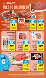 Carrefour gazetka tydzień 34 Strona 4: Paski z fileta z kurczaka CARREFOUR €12,99, Noga, filet z kaczki €39,99