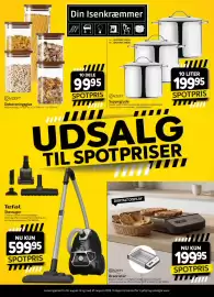 Din Isenkræmmer tilbudsavis Side 1: Conzept Brødrister €19.995,00, Tefal Støvsuger €599,95
