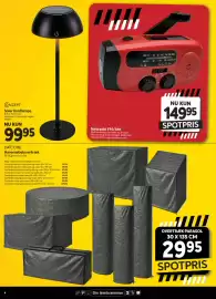 Din Isenkræmmer tilbudsavis Side 4: Dacore overtræk parasol €29,95, Nødradio FM/AM €149,95
