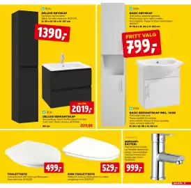 Jem & fix kundeavis uke 34 Side 13: DELUXE HØYSKAP €1.390,00, TOALETTSETE €499,00