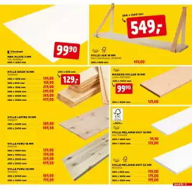Jem & fix kundeavis uke 34 Side 17: HYLLE LIMTRE 18 MM, HYLLE I EIK 18 MM €549,00