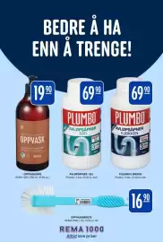 Rema 1000 kundeavis Side 25: Oppvasksåpe €19,90, Avløpsåpner gel €69,90