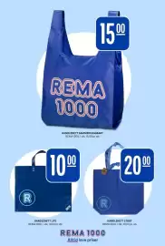 Rema 1000 kundeavis Side 28: Handlenett sammenleggbart €15,00, HANDLENETT STORT €20,00