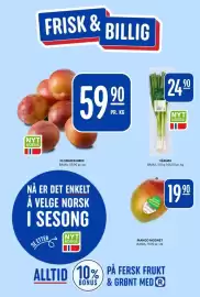 Rema 1000 kundeavis Side 5: Plommer røde €59,90, Vårløk €24,90
