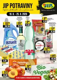 Jip leták týden 34 Strana 1: Nektarinka žlutomasá €34,90, Jihočeský eidam 30 % €9,90