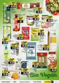 Jip leták týden 34 Strana 3: Alnatura semolinové těstoviny celozrnné mašličky €39,90, Nuggety veganské s dipem €81,90