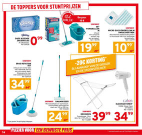 Trafic folder Pagina 14: Micro duo powerclean m dweilovertrek €10,99, Ergo rotation set €34,99