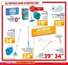 Trafic folder Pagina 14: Micro duo powerclean m dweilovertrek €10,99, Ergo rotation set €34,99