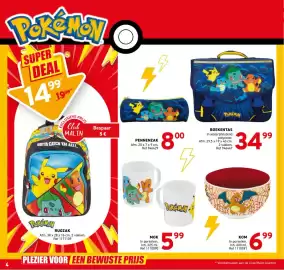 Trafic folder Pagina 4: Boekentas €34,99, Pennenzak €8,00