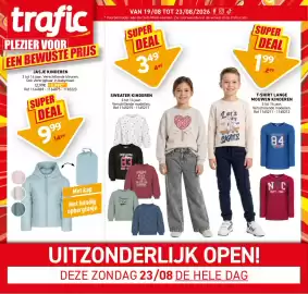 Trafic folder Pagina 1: Sweater kinderen €3,49, Jasje kinderen €9,99