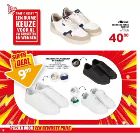 Trafic folder Pagina 10: Sneakers heren ellesse €40,00, Sneakers volwassenen of kinderen €9,99