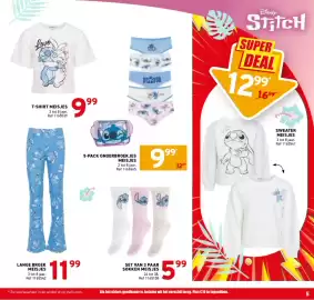 Trafic folder Pagina 5: T-shirt meisjes €9,99, Set van 3 paar sokken meisjes €5,99
