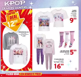 Trafic folder Pagina 6: Set van 3 paar sokken meisjes €5,99, Pyjama €1,00