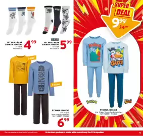 Trafic folder Pagina 7: Set van 3 paar sokken jongens €5,99, Set van 3 paar sokken jongens €4,99