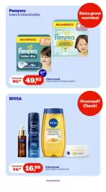 Bol.com folder week 34 Pagina 3: Pampers luiers & billendoekjes €49,93, Nivea men cool kick deo €16,99