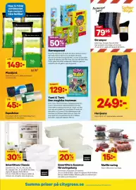 City Gross reklamblad Sida 12: Södra Århults Plantjord €149,00, Bamsepussel