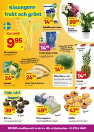 City Gross reklamblad Sida 4: Sallat Nouvelle i påse €14,95, Bukett, Fredskalla €99,95
