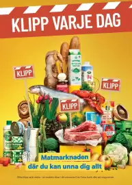 City Gross reklamblad Sida 7: a sips-miljövänlig Grumm Seserad pa aloja KLIPP VARJE DAG KLIPP 5 TONFISK Grön MAJSKORN Sȧpa