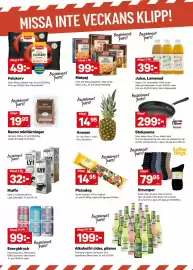 City Gross reklamblad Sida 8: Scan Falukorv €49,00, Felix Matpaj €99,00
