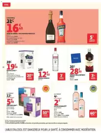 Catalogue Auchan page 10: Sobieski Vodka €12,40, Ballantine's Whisky €28,30