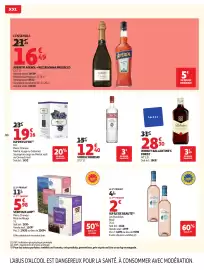 Catalogue Auchan page 10: Sobieski Vodka €12,40, Ballantine's Whisky €28,30