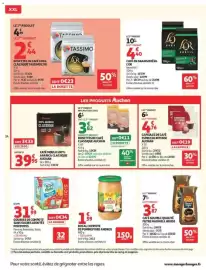 Catalogue Auchan page 14: ANDROS Bocal compote €1,59, Auchan Café moulu 100% Arabica classique €39,95