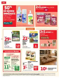 Catalogue Auchan page 16: RIGAMIX MENU MIX COCHON D'INDE €3,21, Brekkies Croquettes pour chien adulte €21,99