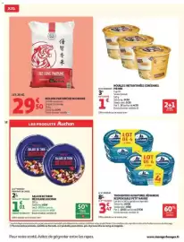 Catalogue Auchan page 18: Petit Navire Thon entier au naturel €3,47, MR MIN NOUILLES INSTANTANÉES CORÉENNES €1,00