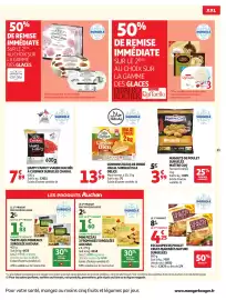 Catalogue Auchan page 21: MAÎTRE COQ NUGGETS DE POULET €3,99, AUCHAN MINI PIZZAS 3 FROMAGES SURGELÉES €1,60