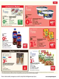 Catalogue Auchan page 25: SKYR NATURE YOPLAIT €0,84, JUSIN BRIDOU BÂTON DE BERGER MINI €1,12