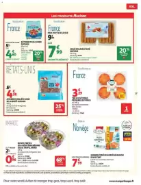 Catalogue Auchan page 27: TIELLES SÉTOISES PÉCHERIES SÉTOISES €3,29, Auchan Amandes grillées €4,38