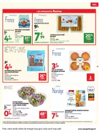 Catalogue Auchan page 27: TIELLES SÉTOISES PÉCHERIES SÉTOISES €3,29, Auchan Amandes grillées €4,38