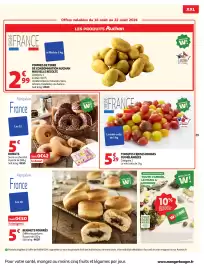 Catalogue Auchan page 29: Les 12 DONUTS €5,00, TOMATES CERISES ROUGES OU MÉLANGÉES €5,29