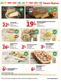 Catalogue Auchan page 33: TAGLIATELLES AUX OEUVS €2,99, CULTIVONS LE BON SAINT NECTAIRE FERMIER AOP €19,99