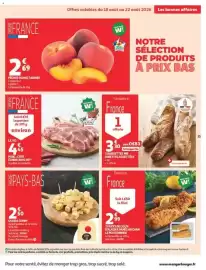 Catalogue Auchan page 35: Baguettes mie dinettes €3,30, Gouda Cumin €2,50