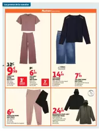Catalogue Auchan page 38: INEXTENSO Blouson ou coupe-vent €24,99, INEXTENSO PANTALON FEMME €6,99