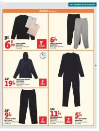 Catalogue Auchan page 39: INEXTENSO COUPE-VENT HOMME €19,99, INEXTENSO SWEAT HOMME €6,99